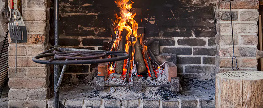 Cracked Electric Fireplace Bricks Repair Services  in Peoria, IL