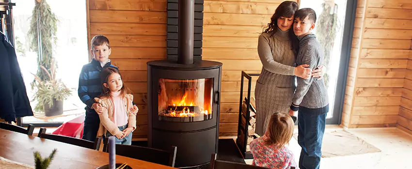 Morso Cast Iron Fireplace Insert Installation in Peoria, Illinois