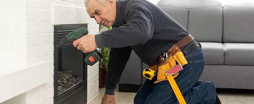 New Indoor Fireplace Installation in Peoria, Illinois