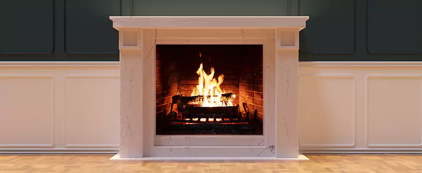 Open Flame Wood-Burning Fireplace Installation Services in Peoria, Illinois