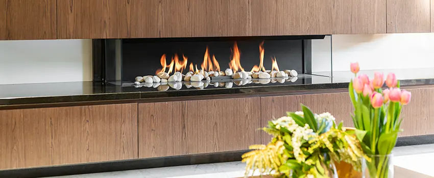 Double-height Fireplace Design Refurbishment in Peoria, Illinois
