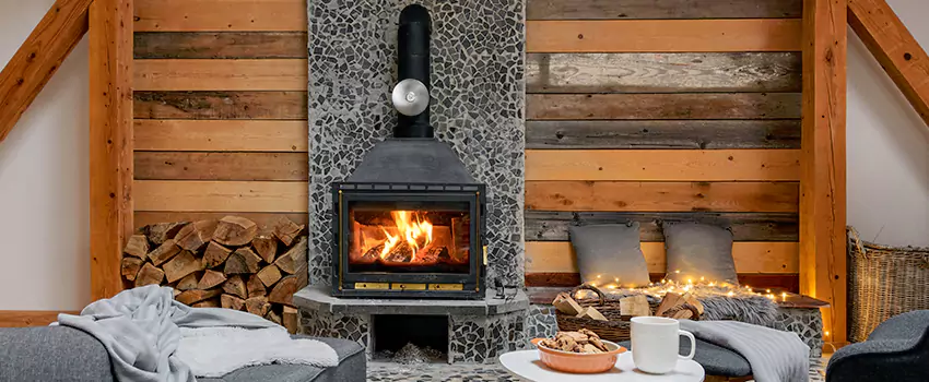 Thelin Hearth Products Direct Vent Gas Stove Fireplace Inspection in Peoria, Illinois