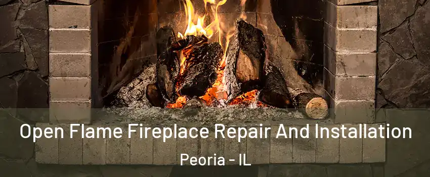  Open Flame Fireplace Repair And Installation Peoria - IL